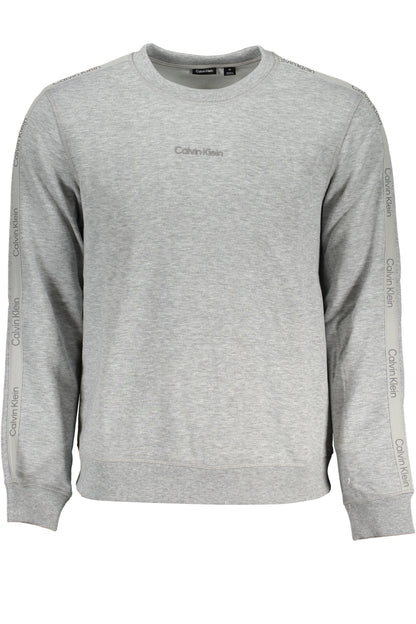 CALVIN KLEIN MEN'S GRAY ZIPLESS SWEATSHIRT
