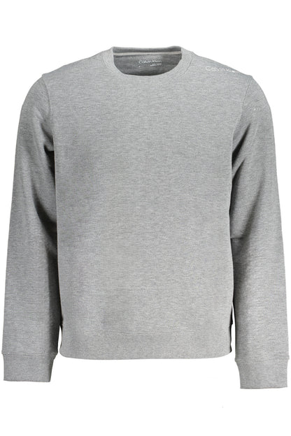 CALVIN KLEIN MEN'S ZIP-UP SWEATSHIRT GREY