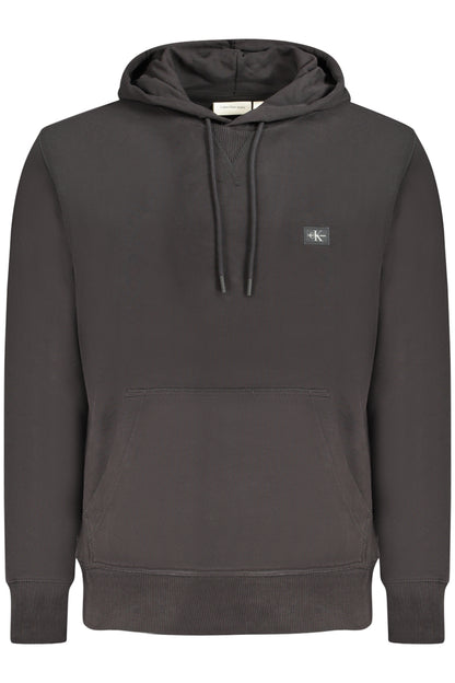CALVIN KLEIN MEN'S BLACK ZIP-UP SWEATSHIRT