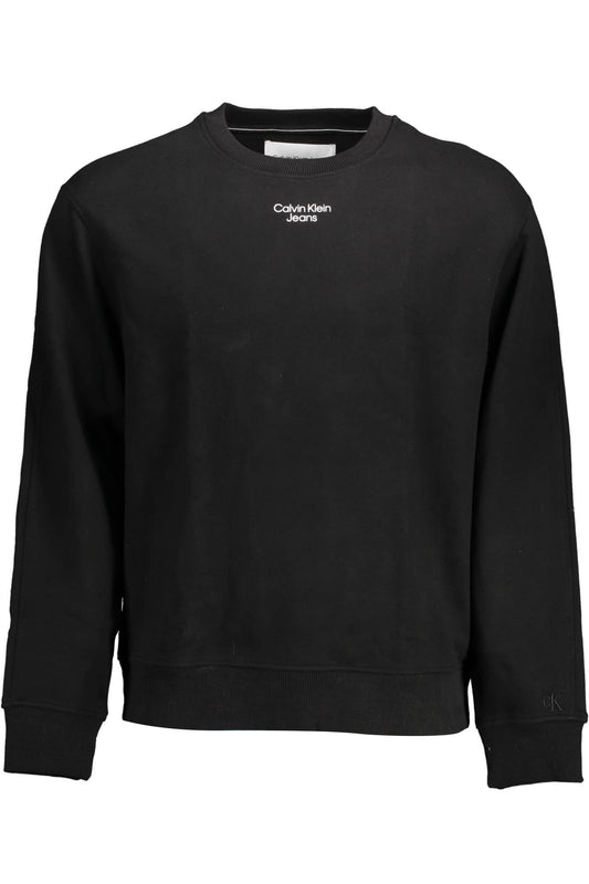 CALVIN KLEIN SWEAT SANS ZIP HOMME NOIR