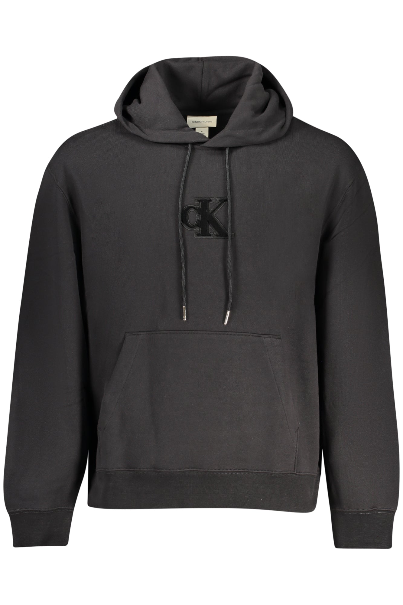CALVIN KLEIN MEN'S BLACK ZIP-UP SWEATSHIRT