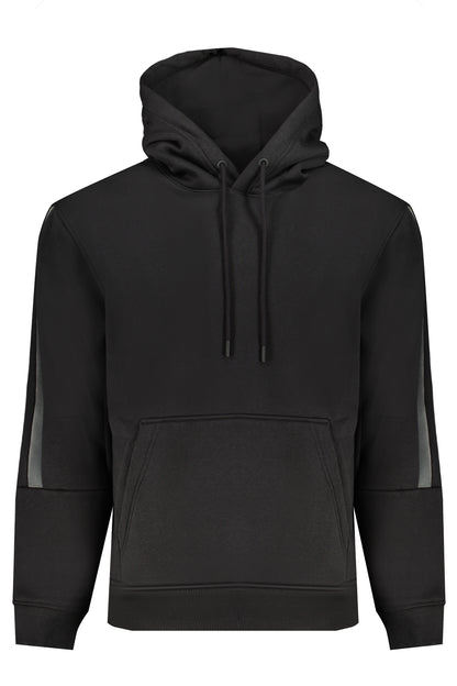 CALVIN KLEIN MEN'S BLACK ZIPLESS SWEATSHIRT