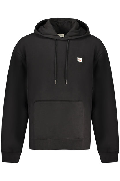CALVIN KLEIN MEN'S BLACK ZIP-UP SWEATSHIRT
