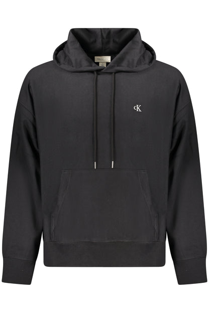 CALVIN KLEIN MEN'S BLACK ZIP-UP SWEATSHIRT