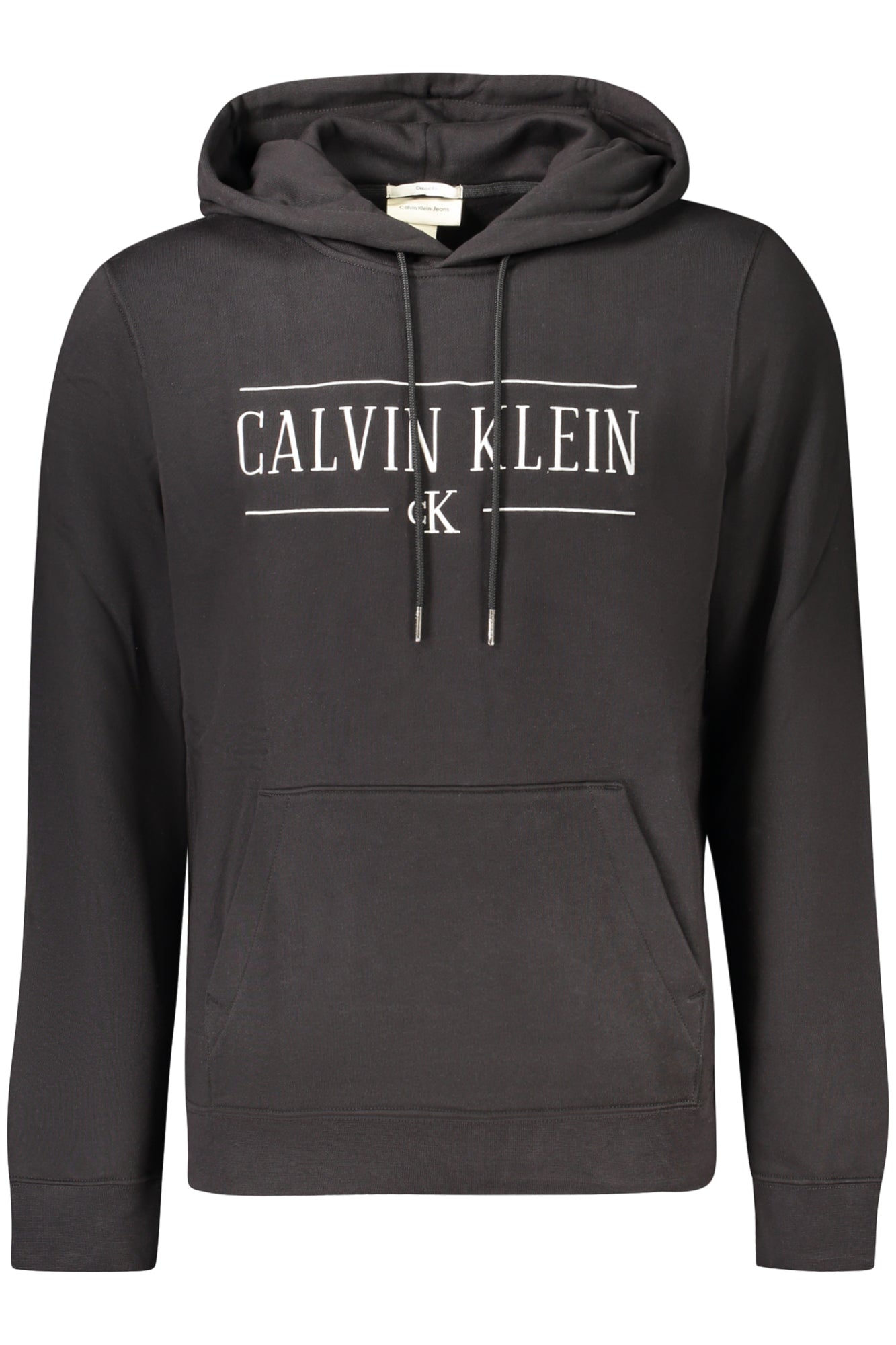 CALVIN KLEIN MEN'S BLACK ZIP-UP SWEATSHIRT