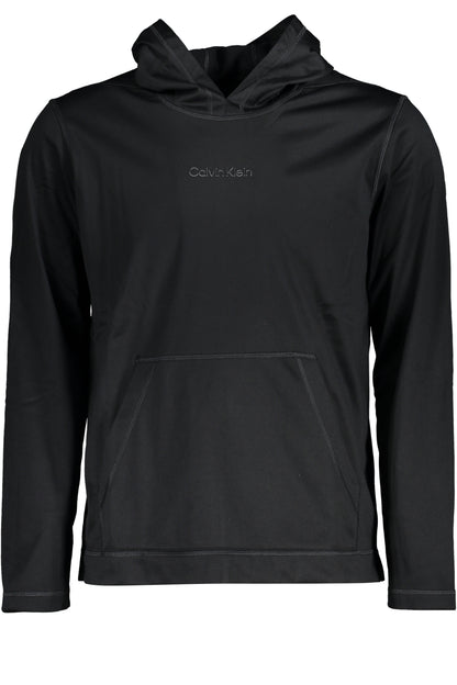 CALVIN KLEIN MEN'S BLACK ZIPLESS SWEATSHIRT