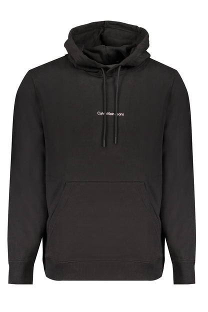 CALVIN KLEIN MEN'S BLACK ZIPLESS SWEATSHIRT