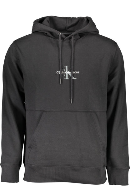 CALVIN KLEIN SWEATSHIRT WITHOUT ZIP MAN BLACK