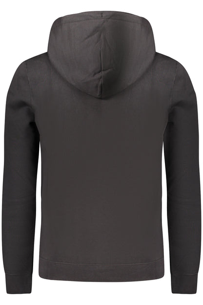 CALVIN KLEIN MEN'S BLACK ZIP-UP SWEATSHIRT