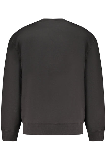 CALVIN KLEIN MEN'S BLACK ZIP-UP SWEATSHIRT