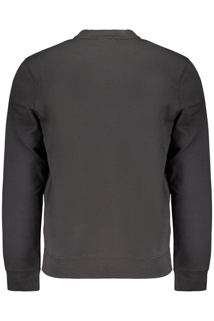 CALVIN KLEIN MEN'S BLACK ZIP-UP SWEATSHIRT