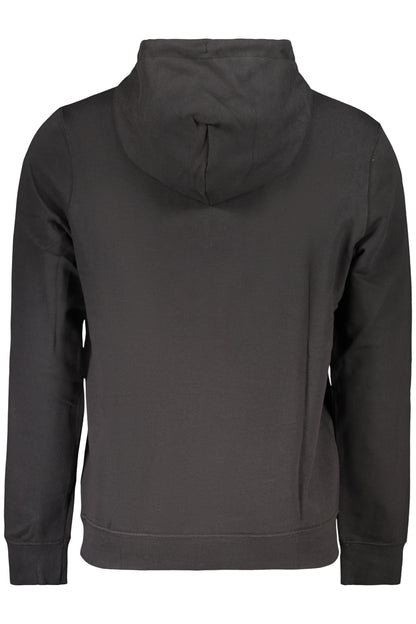 CALVIN KLEIN MEN'S BLACK ZIP-UP SWEATSHIRT