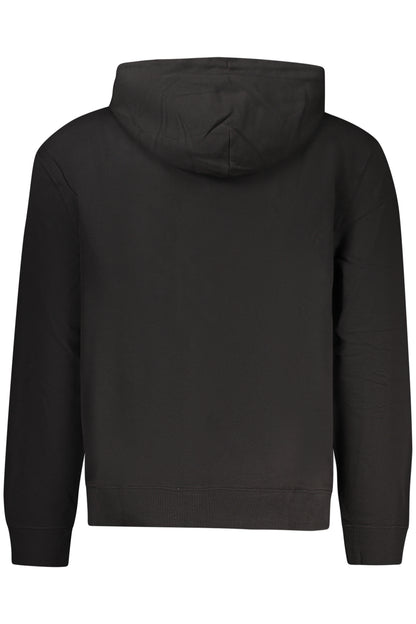 CALVIN KLEIN MEN'S BLACK ZIP-UP SWEATSHIRT