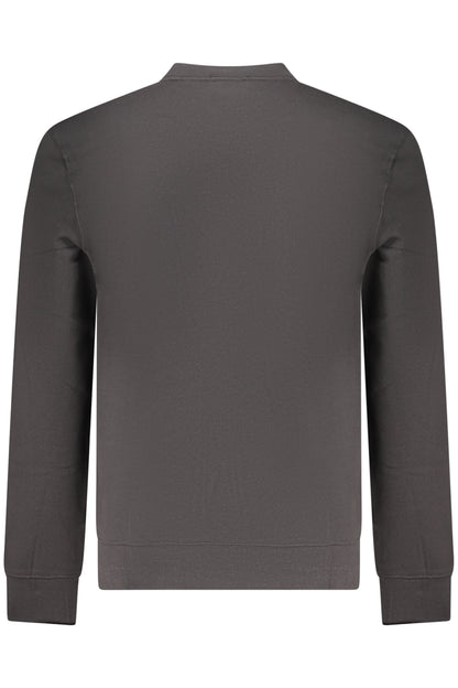 CALVIN KLEIN MEN'S BLACK ZIP-UP SWEATSHIRT