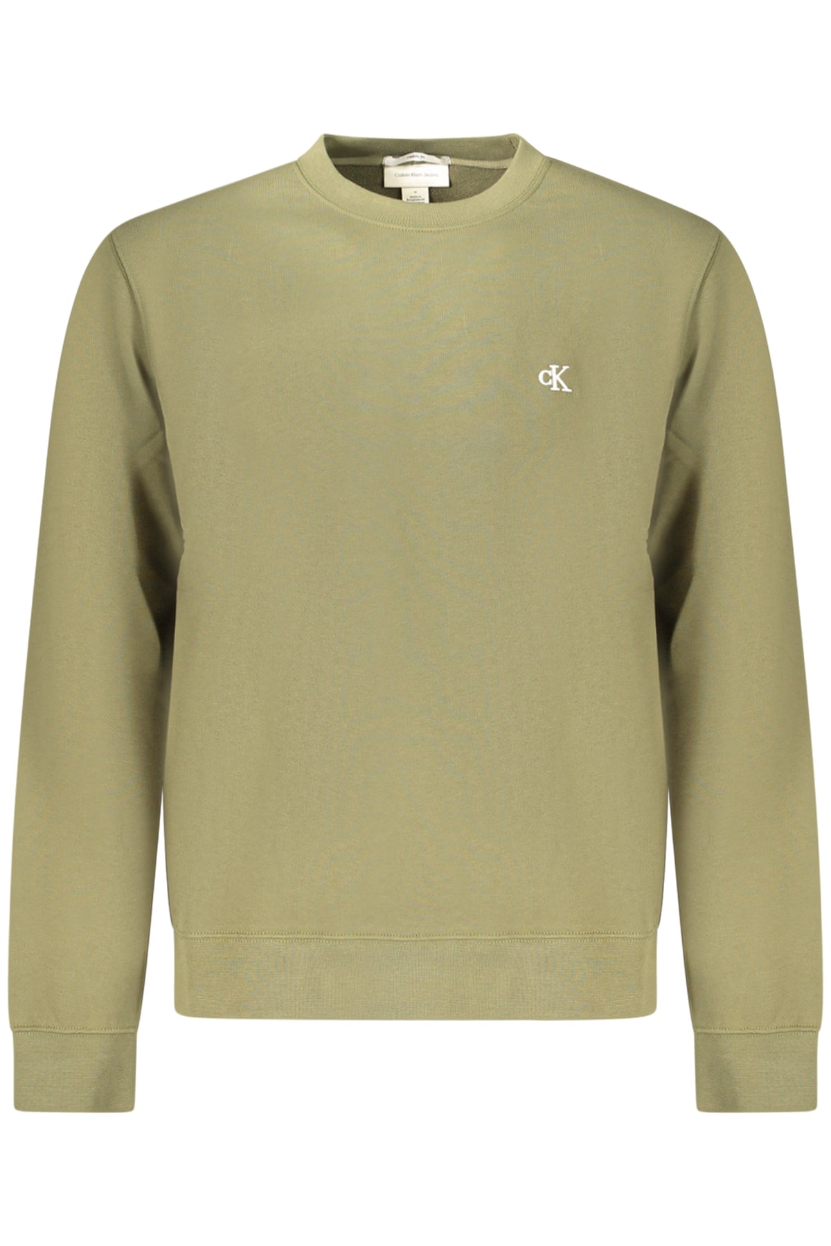 SWEAT-SHIRT FERMÉ CALVIN KLEIN POUR HOMME, VERT