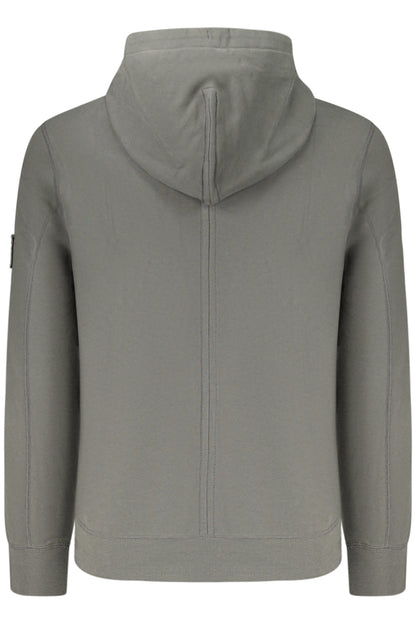 SWEAT-SHIRT FERMÉ CALVIN KLEIN POUR HOMME, VERT