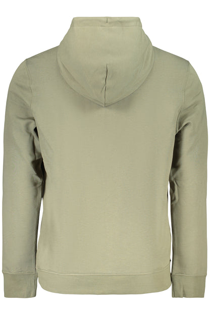 CALVIN KLEIN MEN'S ZIP-UP SWEATSHIRT, GREEN