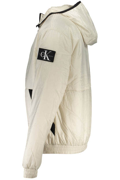 CALVIN KLEIN BEIGE MEN'S JACKET