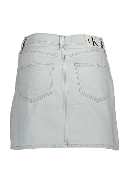 CALVIN KLEIN WOMEN'S LIGHT BLUE SHORT SKIRT