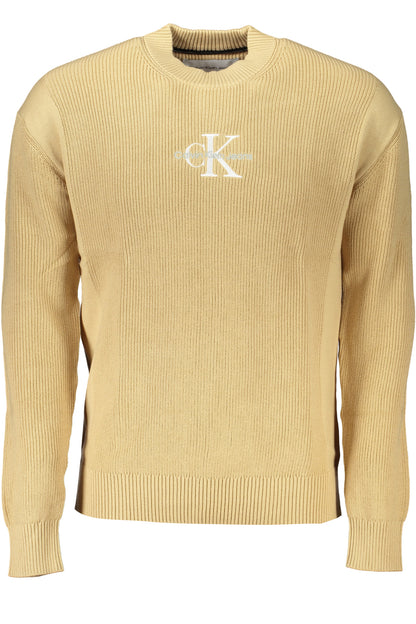 CALVIN KLEIN MEN'S BEIGE SWEATER