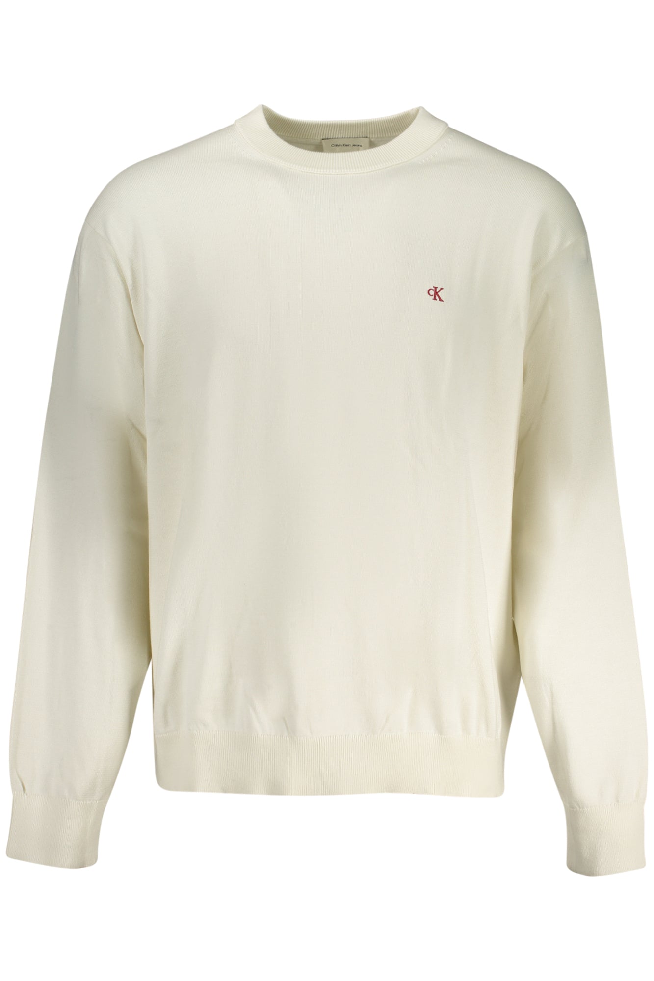CALVIN KLEIN MEN'S WHITE SWEATER