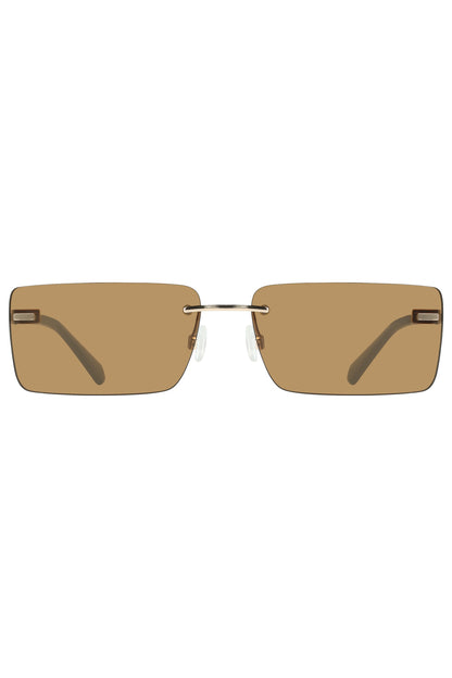 CALVIN KLEIN WOMEN'S SUNGLASSES BEIGE
