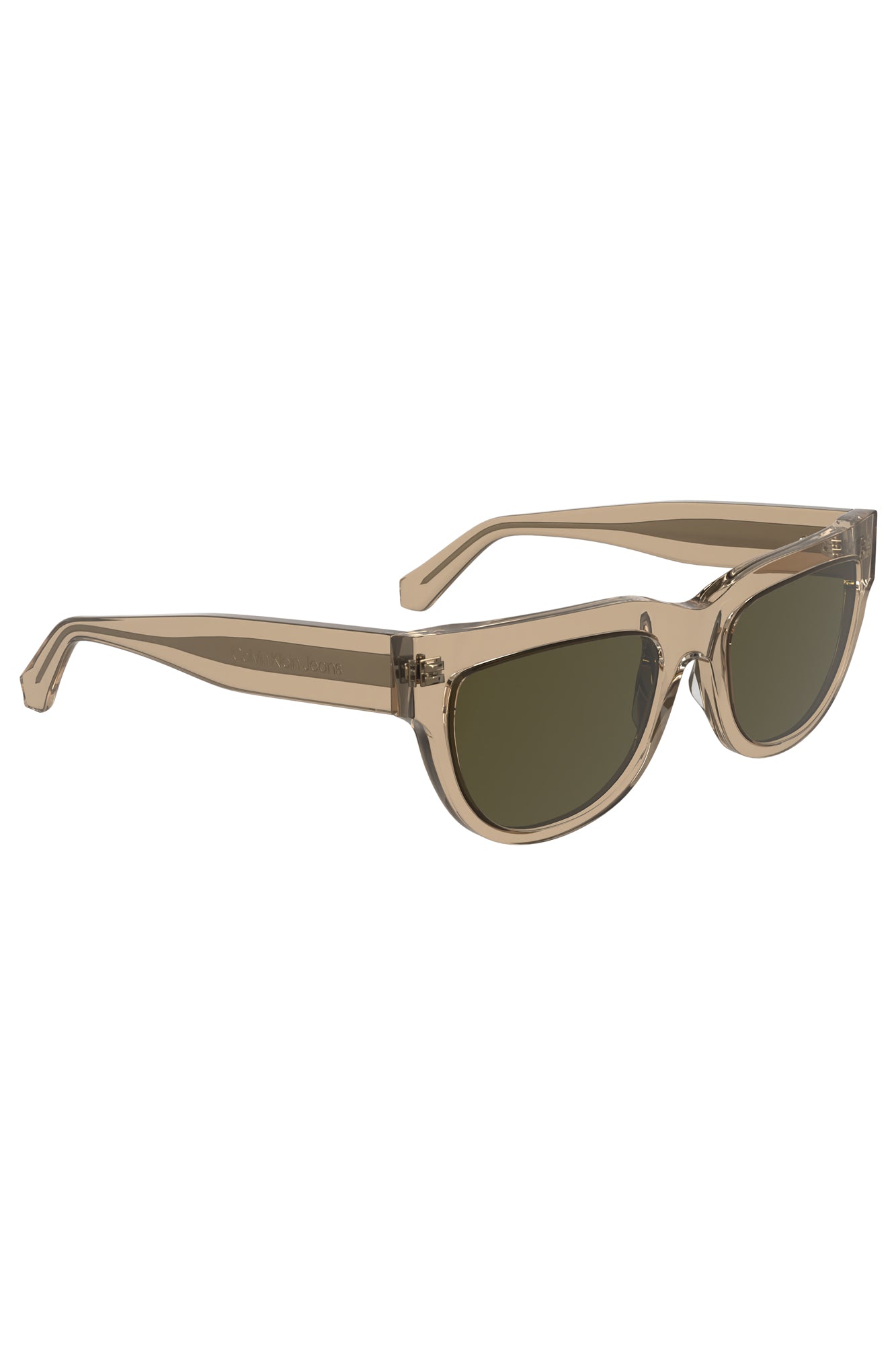CALVIN KLEIN WOMEN'S SUNGLASSES BROWN