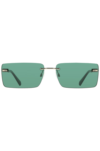 CALVIN KLEIN WOMEN'S SUNGLASSES GREEN