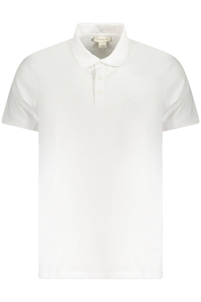 CALVIN KLEIN MEN'S SHORT SLEEVE POLO WHITE