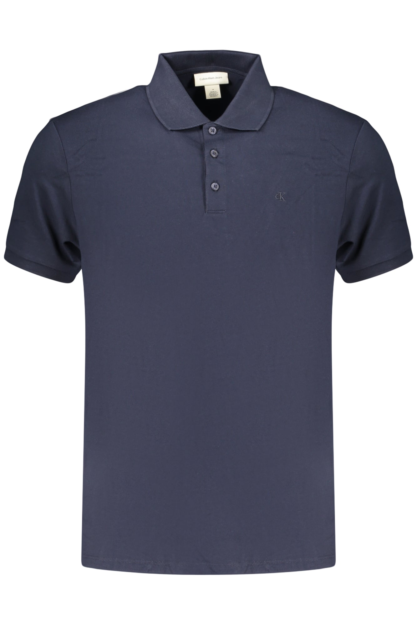 CALVIN KLEIN MEN'S SHORT-SLEEVE POLO SHIRT, BLUE