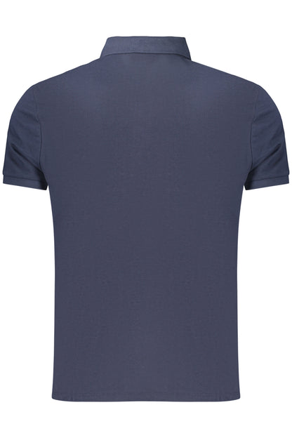 CALVIN KLEIN MEN'S SHORT-SLEEVE POLO SHIRT, BLUE