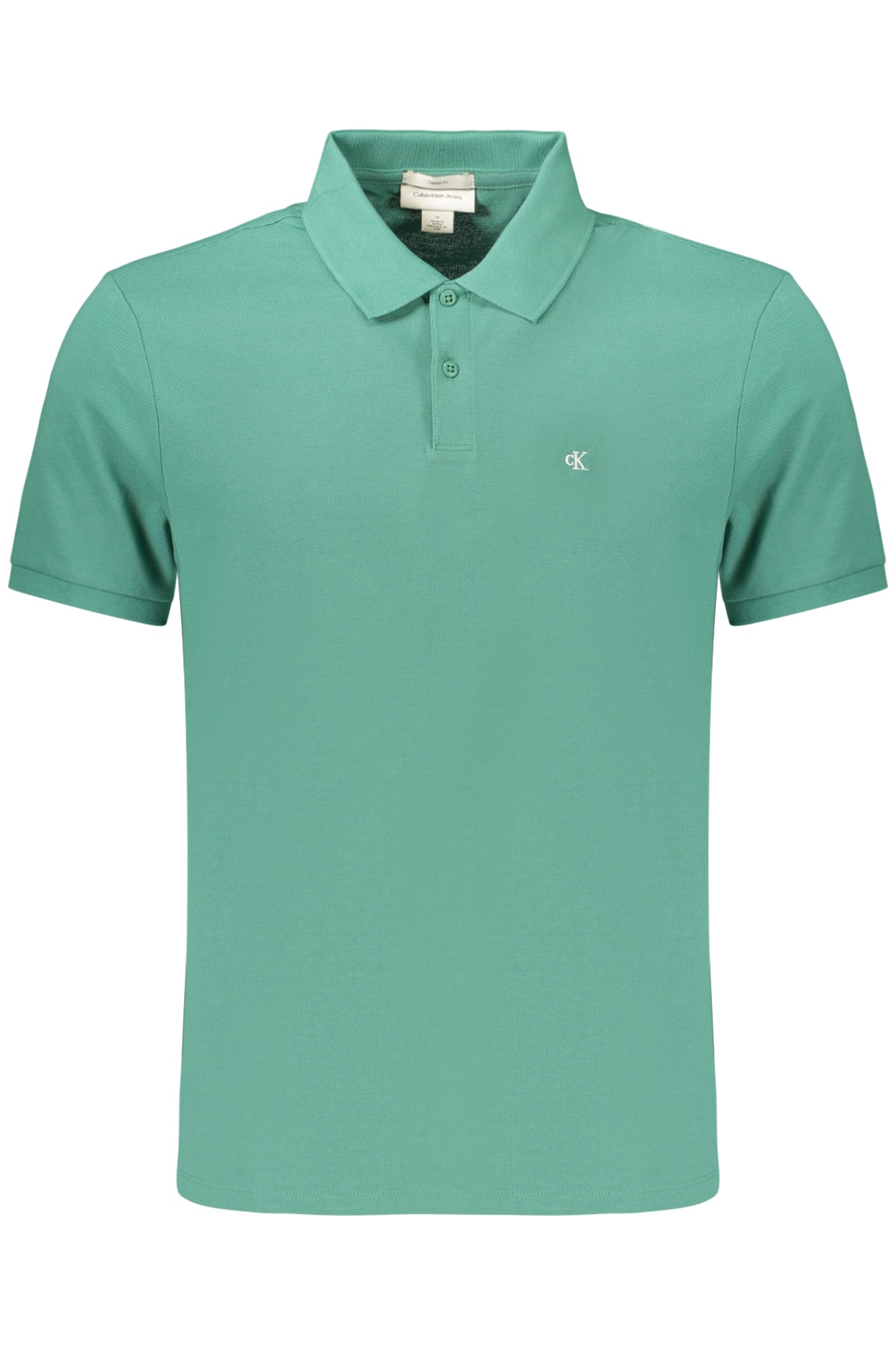 CALVIN KLEIN MEN'S SHORT-SLEEVE POLO SHIRT GREEN