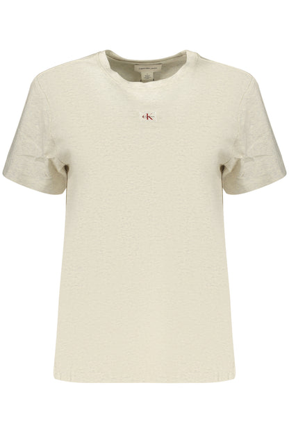 CALVIN KLEIN WOMEN'S SHORT-SLEEVE T-SHIRT GREY