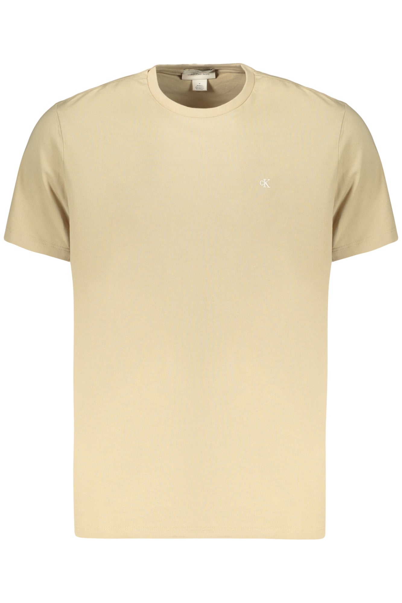 CALVIN KLEIN MEN'S SHORT-SLEEVE T-SHIRT BEIGE