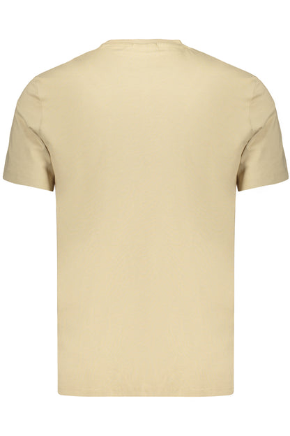 CALVIN KLEIN MEN'S SHORT-SLEEVE T-SHIRT BEIGE