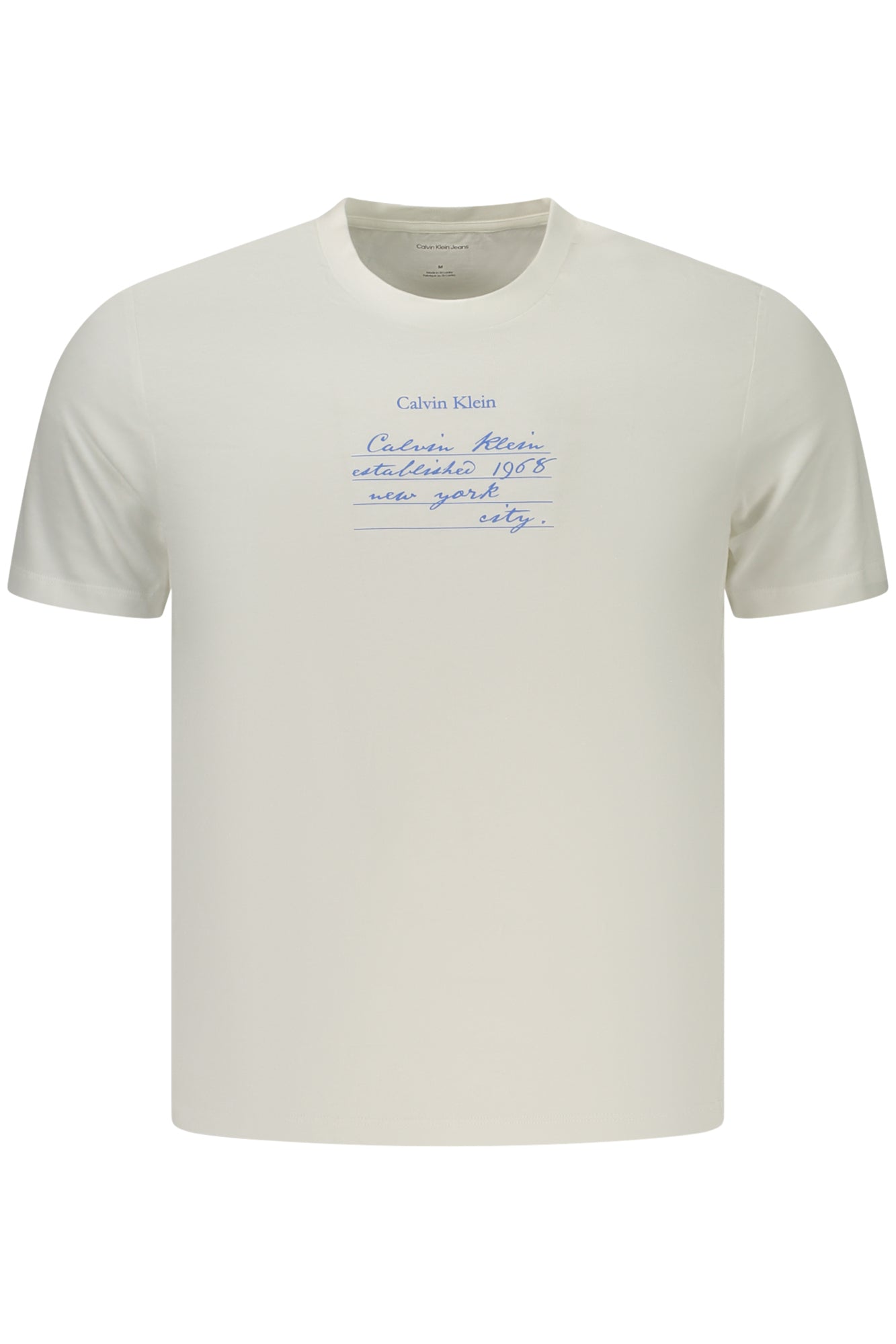 CALVIN KLEIN MEN'S SHORT-SLEEVE T-SHIRT WHITE