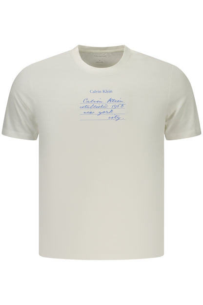CALVIN KLEIN MEN'S SHORT-SLEEVE T-SHIRT WHITE
