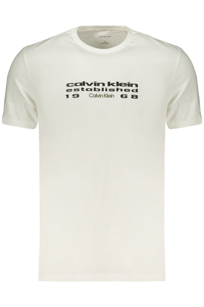 CALVIN KLEIN MEN'S SHORT-SLEEVE T-SHIRT WHITE