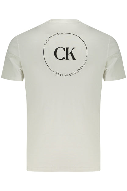 CALVIN KLEIN MEN'S SHORT-SLEEVE T-SHIRT WHITE