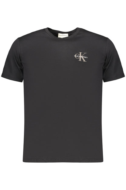 T-shirt noir à manches courtes pour homme Calvin Klein