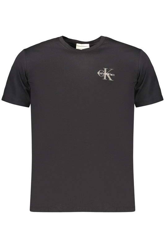 T-shirt noir à manches courtes pour homme Calvin Klein