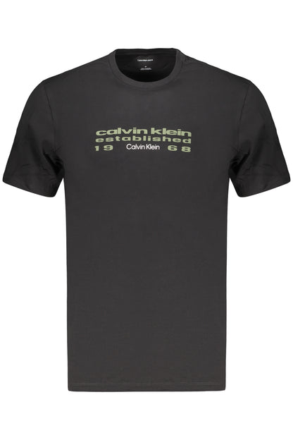CALVIN KLEIN MEN'S SHORT-SLEEVE T-SHIRT BLACK
