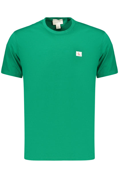 CALVIN KLEIN MEN'S SHORT-SLEEVED T-SHIRT GREEN