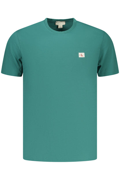 CALVIN KLEIN MEN'S SHORT-SLEEVED T-SHIRT GREEN