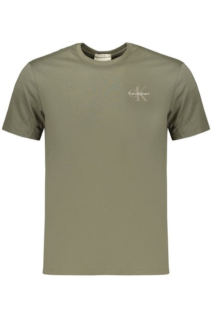 CALVIN KLEIN MEN'S SHORT-SLEEVED T-SHIRT GREEN