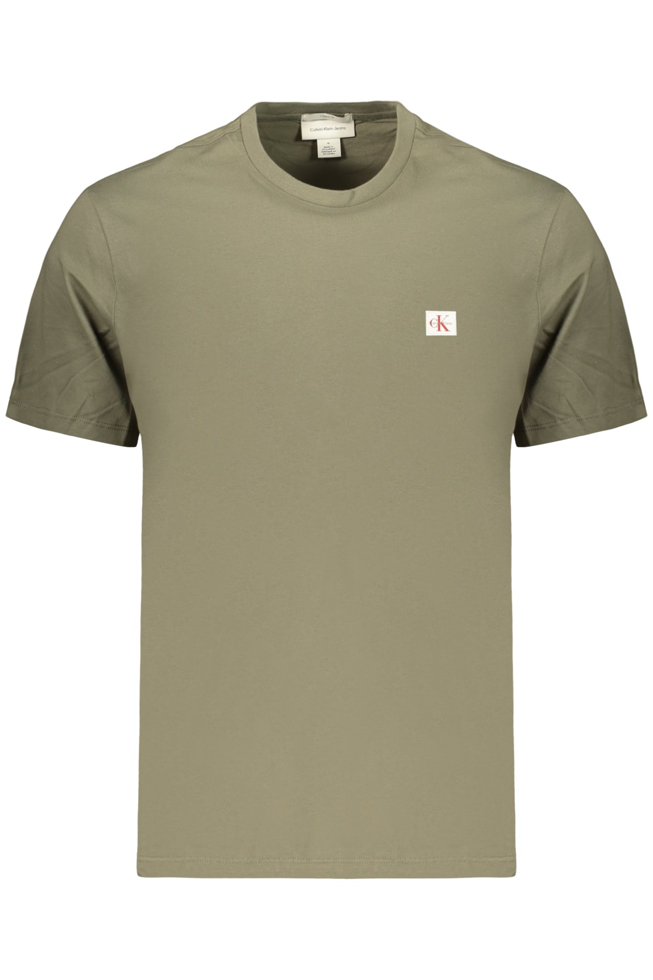 CALVIN KLEIN MEN'S SHORT-SLEEVED T-SHIRT GREEN