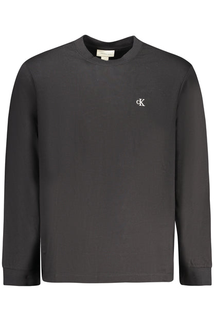 CALVIN KLEIN MEN'S LONG-SLEEVED T-SHIRT BLACK