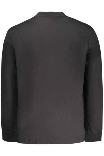 CALVIN KLEIN MEN'S LONG-SLEEVED T-SHIRT BLACK
