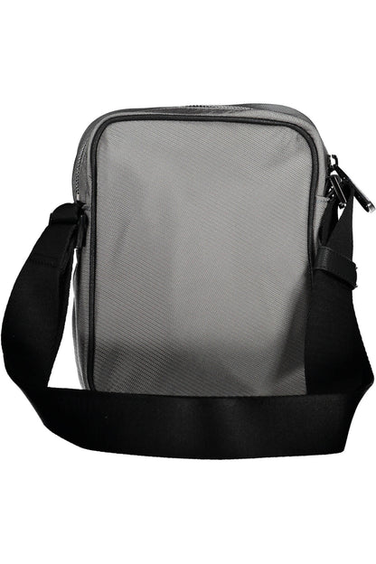 CALVIN KLEIN GRAY MAN SHOULDER BAG