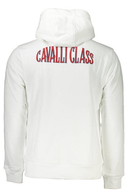 CAVALLI CLASS MEN'S WHITE SWEATSHIRT